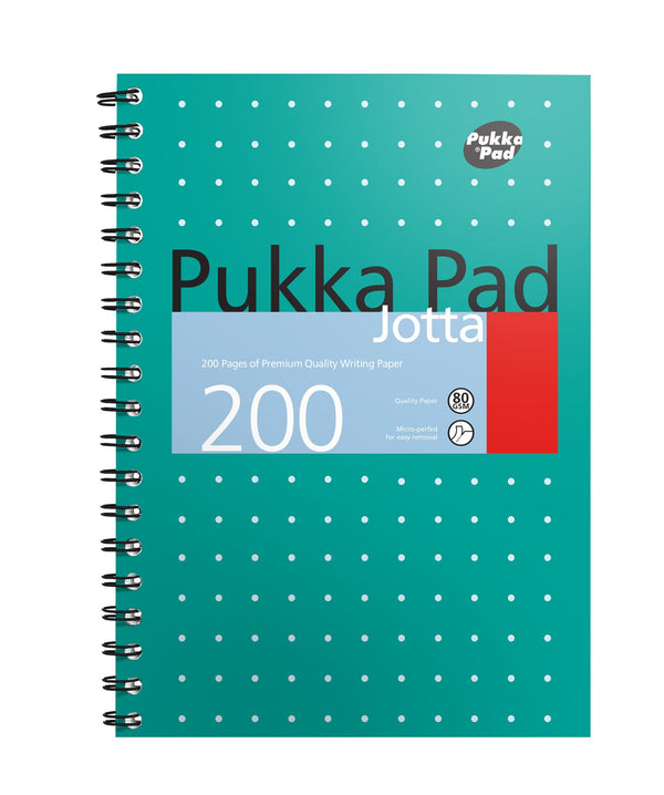 Metallic Jotta Notebook - PUKKA B5, 200 Pages, 8520MET
